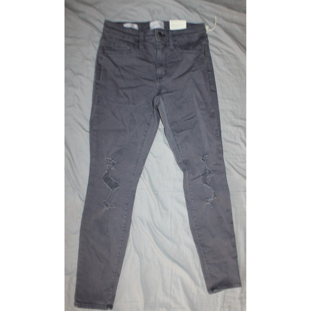 Universal Thread Size 00 / 24R Sulphur Grey High-Rise Skinny Jeans Women's